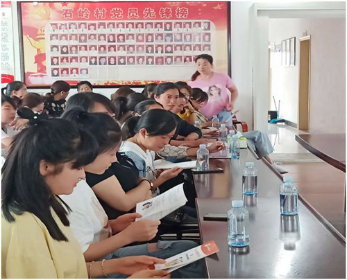 市妇联组织开展“情暖瓷都-法律进我家”活动之昌江站