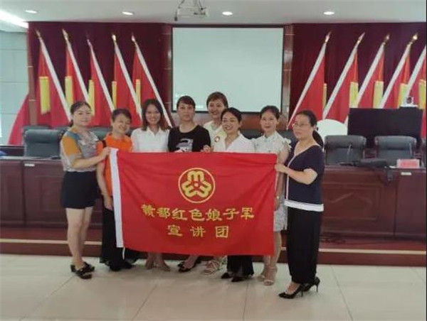 乐平“赣鄱红色娘子军”宣讲走进涌山镇