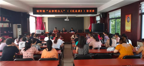 昌江区丽阳镇妇联举办