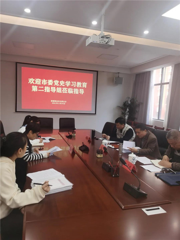 市委党史学习教育第二指导组莅临市妇联指导工作