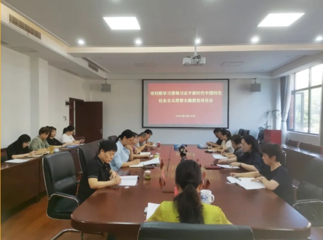 市妇联召开学习贯彻习近平新时代中国特色社会主义思想主题教育动员会