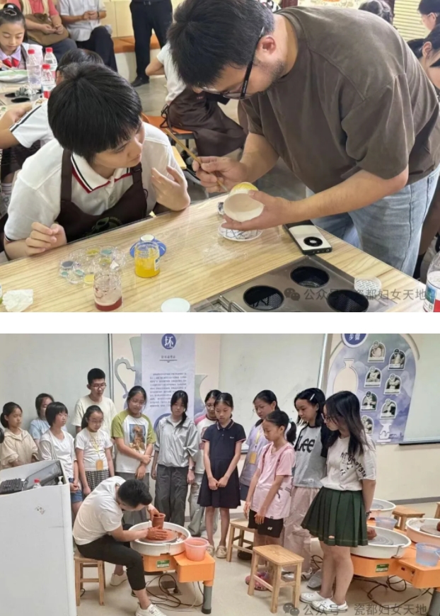 景德镇市妇女儿童活动中心携非遗大师赴沪开展陶艺传承活动
